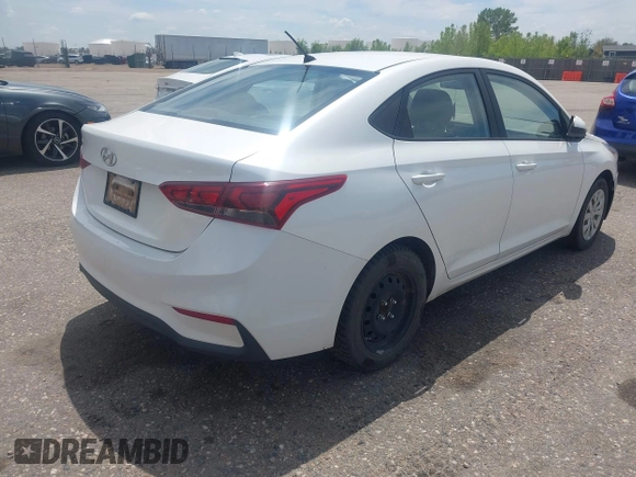 2019 Hyundai Accent SE with VIN 3KPC24A37KE064991, listed as a IAAI auction lot 42243062 with 93,613 mi miles and . Bid and sale history available at DreamBid. Image 4.