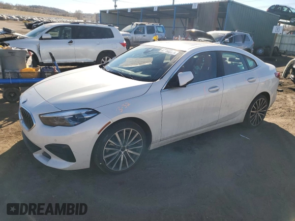 2022 BMW 2 Series 228i xDrive with VIN WBA73AK0XN7K93880, listed as a Copart auction lot 47300235 with 51,357 mi miles and Salvage title. Bid and sale history available at DreamBid. Image 1.