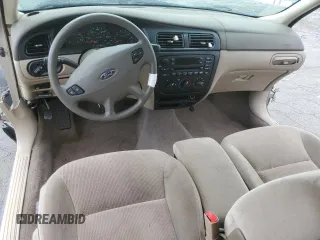 2002 Ford Taurus SE Standard with VIN 1FAFP53U62A152577, listed as a Copart auction lot 51068015 with 28,488 mi miles and Salvage Title. Bid and sale history available at DreamBid. Image 8.