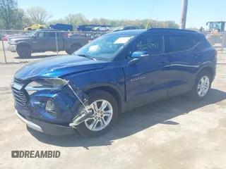 2022 Chevrolet Blazer LT with VIN 3GNKBHR40NS132965, listed as a IAAI auction lot 42236933 with 39,512 mi miles and . Bid and sale history available at DreamBid. Image 2.