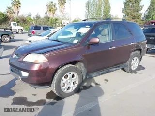 2001 Acura MDX Touring Pkg with VIN 2HNYD18851H541348, listed as a IAAI auction lot 42100858 with 320,332 mi miles. Bid and sale history available at carsss.com. Image 2.