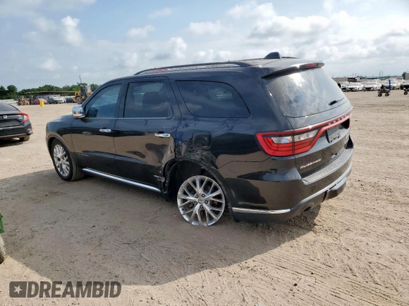 2014 Dodge Durango Citadel z VIN 1C4RDHEG5EC537145, wystawiony jako Copart lot #58170835 z przebiegiem 95 784 mil mil oraz Szkoda całkowita • Salvage title. Historia ofert i sprzedaży dostępna na DreamBid. Obrazek 2.