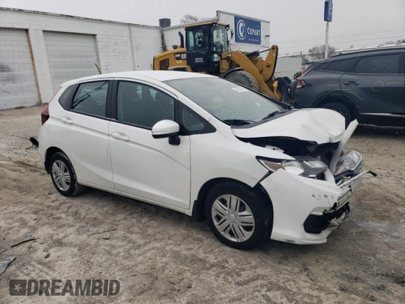 2019 Honda Fit LX with VIN 3HGGK5H46KM733801, listed as a Copart auction lot 45900315 with 123,761 mi miles and Salvage Title. Bid and sale history available at carsss.com. Image 4.