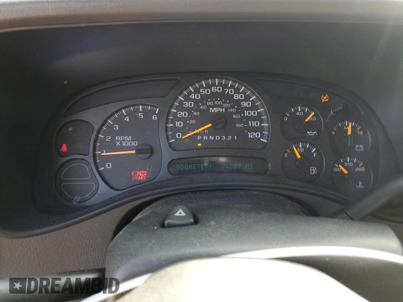 2006 GMC Yukon SLT with VIN 1GKEK13T26J107036, listed as a Copart auction lot 75317274 with 74,807 mi miles and Non Repairable. Bid and sale history available at carsss.com. Image 9.