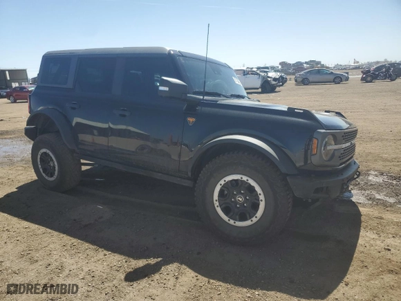 2024 Ford Bronco Badlands with VIN 1FMEE9BP6RLA19522, listed as a Copart auction lot 52170655 with 10,057 mi miles and Salvage Title. Bid and sale history available at carsss.com. Image 4.