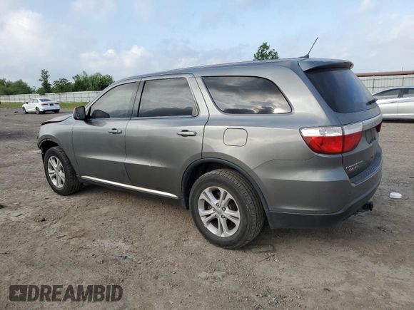 2012 Dodge Durango SXT with VIN 1C4RDHAG9CC335430, listed as a Copart auction lot 55495995 with 210,063 mi miles and Salvage title. Bid and sale history available at DreamBid. Image 2.