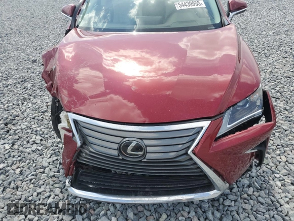 2019 Lexus RX with VIN 2T2ZZMCA8KC127463, listed as a Copart auction lot 54439955 with 106,642 mi miles and Non Repairable. Bid and sale history available at carsss.com. Image 11.