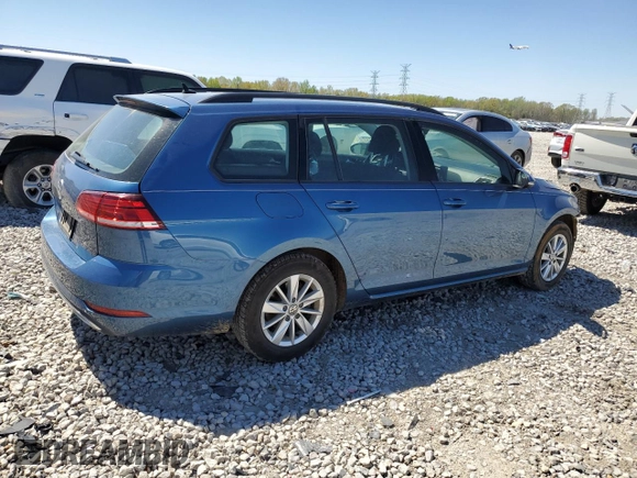 2019 Volkswagen Golf SportWagen S with VIN 3VWY57AU5KM512610, listed as a Copart auction lot 49362134 with 92,592 mi miles. Bid and sale history available at carsss.com. Image 3.