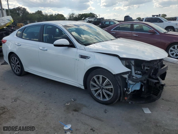 2019 Kia Optima LX with VIN 5XXGT4L34KG364927, listed as a Copart auction lot 69893124 with 114,978 mi miles and Salvage Title. Bid and sale history available at carsss.com. Image 4.
