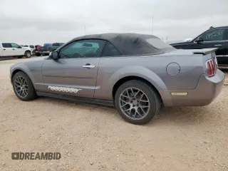 2007 Ford Mustang Deluxe with VIN 1ZVFT84N675330712, listed as a Copart auction lot 58337415 with 105,123 mi miles and Salvage title. Bid and sale history available at DreamBid. Image 2.