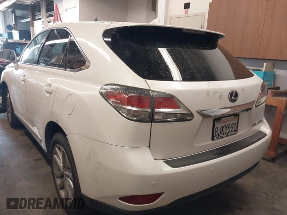 2015 Lexus RX 450h with VIN 2T2ZB1BA0FC003410, listed as a IAAI auction lot 41548839 with 89,742 mi miles and . Bid and sale history available at DreamBid. Image 3.