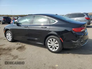 2015 Chrysler 200 C with VIN 1C3CCCCB7FN545163, listed as a Copart auction lot 48868495 with 165,175 mi miles and Salvage Title. Bid and sale history available at carsss.com. Image 2.