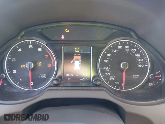 2014 Audi Q5 Premium Plus with VIN WA1LFAFP3EA106931, listed as a IAAI auction lot 41933150 with 140,104 mi miles and . Bid and sale history available at DreamBid. Image 7.