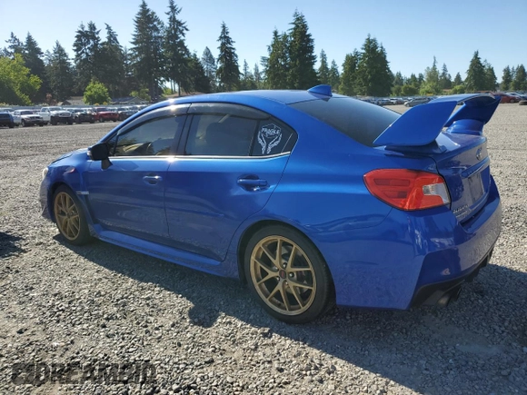 2015 Subaru WRX STI Launch with VIN JF1VA2W66F9805473, listed as a Copart auction lot 58922325 with Not provided miles and Salvage title. Bid and sale history available at DreamBid. Image 2.
