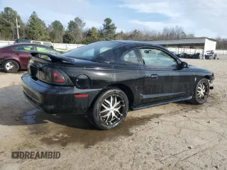 1995 Ford Mustang with VIN 1FALP4046SF257611, listed as a Copart auction lot 47482615 with 175,337 mi miles and Salvage Title. Bid and sale history available at carsss.com. Image 3.