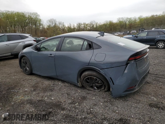 2024 Toyota Prius LE z VIN JTDACAAU6R3026309, wystawiony jako Copart lot #52873725 z przebiegiem 19 520 mil mil oraz Nie do naprawy • Non repairable. Historia ofert i sprzedaży dostępna na DreamBid. Obrazek 2.