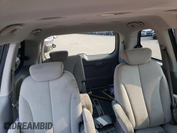 2008 Kia Sedona with VIN KNDMB133186266403, listed as a Copart auction lot 64000144 with 147,147 mi miles and Salvage Title. Bid and sale history available at carsss.com. Image 10.