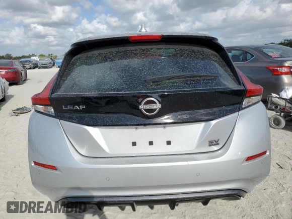 2023 Nissan LEAF SV Plus with VIN 1N4CZ1CV4PC559467, listed as a Copart auction lot 54335465 with 14,641 mi miles and Non Repairable. Bid and sale history available at DreamBid. Image 6.