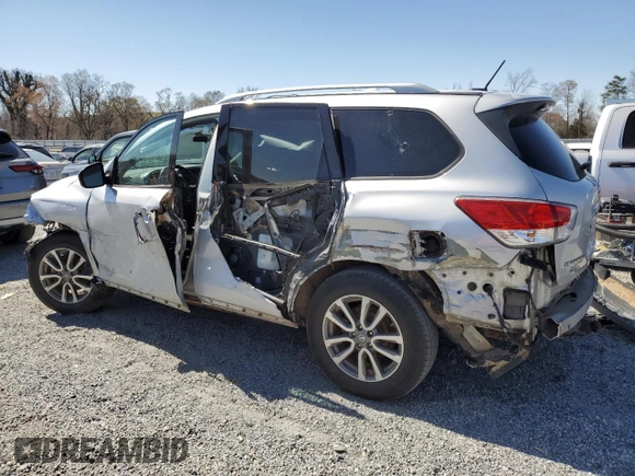 2013 Nissan Pathfinder SL with VIN 5N1AR2MM6DC673040, listed as a Copart auction lot 50086285 with 116,073 mi miles and Salvage Title. Bid and sale history available at carsss.com. Image 2.