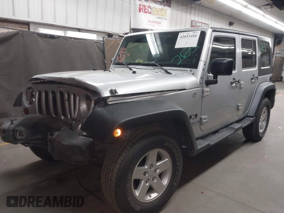2008 Jeep Wrangler Unlimited X with VIN 1J8GA391X8L606188, listed as a IAAI auction lot 42053480 with 136,844 mi miles and . Bid and sale history available at DreamBid. Image 17.