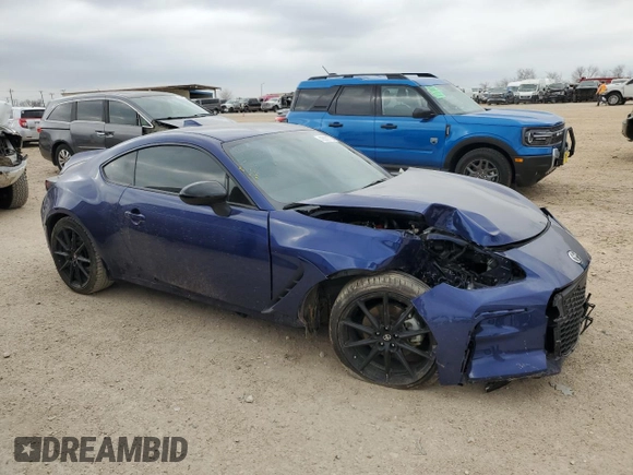 2024 Toyota GR86 Premium with VIN JF1ZNBE16R9752564, listed as a Copart auction lot 45557715 with 11,605 mi miles and Salvage Title. Bid and sale history available at carsss.com. Image 4.