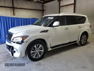 2017 Infiniti QX80 z VIN JN8AZ2NF6H9646870, wystawiony jako Copart lot #55086345 z przebiegiem 143 166 mil mil oraz Tytuł czysty. Historia ofert i sprzedaży dostępna na DreamBid. Obrazek 1.