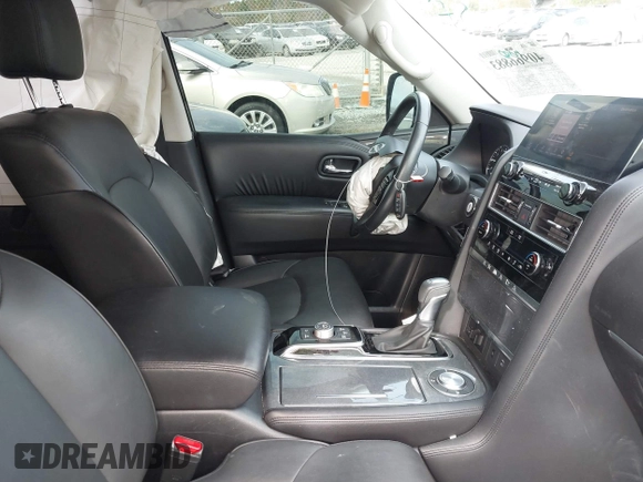 2021 Nissan Armada SV with VIN JN8AY2AC2M9147265, listed as a IAAI auction lot 40966883 with 51,187 mi miles. Bid and sale history available at carsss.com. Image 5.