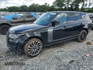 2019 Land Rover Range Rover with VIN SALGS5RE6KA558042, listed as a Copart auction lot 59968445 with 81,408 mi miles and Salvage title. Bid and sale history available at DreamBid. Image 1.