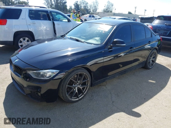 2014 BMW 3 Series 328i with VIN WBA3C1C59EK108093, listed as a IAAI auction lot 41965358 with 113,351 mi miles. Bid and sale history available at carsss.com. Image 2.