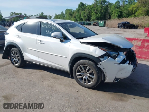 2015 Lexus NX 200t z VIN JTJBARBZ3F2039410, wystawiony jako IAAI lot #42145049 z przebiegiem 99 642 mil mil oraz . Historia ofert i sprzedaży dostępna na DreamBid. Obrazek 1.