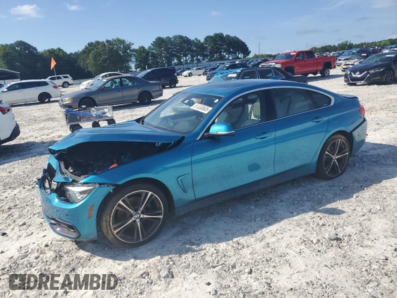 2019 BMW 4 Series 430i xDrive with VIN WBA4J3C55KBL05909, listed as a Copart auction lot 61330605 with 108,983 mi miles and Salvage title. Bid and sale history available at DreamBid. Image 1.