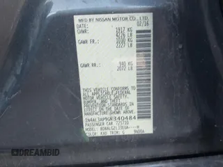 2016 Nissan Altima S with VIN 1N4AL3AP9GN340484, listed as a IAAI auction lot 42147171 with 109,676 mi miles and . Bid and sale history available at carsss.com. Image 9.