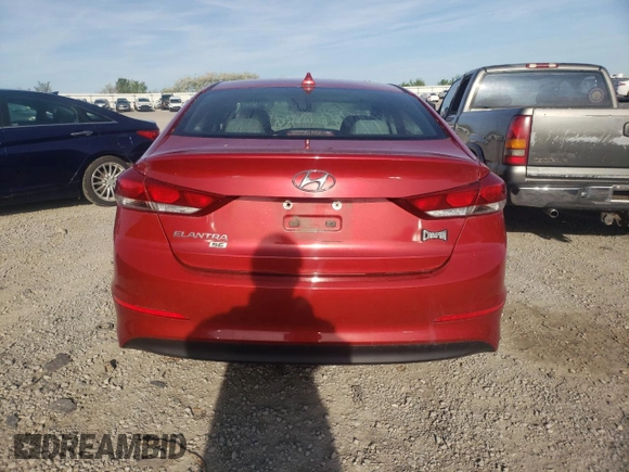 2017 Hyundai Elantra SE z VIN 5NPD74LF7HH211523, wystawiony jako Copart lot #54155405 z przebiegiem Nie podano mil oraz Szkoda całkowita • Salvage title. Historia ofert i sprzedaży dostępna na DreamBid. Obrazek 6.