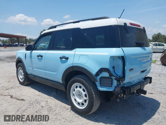 2024 Ford Bronco Sport Heritage с VIN 3FMCR9G65RRF35612, выставлен на аукционе IAAI как лот 42307634 с пробегом 2 133 миль миль и . История ставок и продаж доступна на DreamBid. Изображение 3.