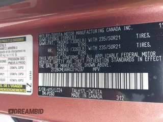 2024 Lexus RX 500h F Sport Performance z VIN 2T2BCMEA8RC014297, wystawiony jako IAAI lot #40790867 z przebiegiem 8 417 mil mil oraz . Historia ofert i sprzedaży dostępna na DreamBid. Obrazek 9.