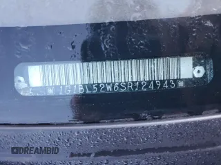 1995 Chevrolet Caprice z VIN 1G1BL52W6SR124943, wystawiony jako Copart lot #75550744 z przebiegiem Nie podano mil oraz Szkoda całkowita • Salvage title. Historia ofert i sprzedaży dostępna na DreamBid. Obrazek 12.