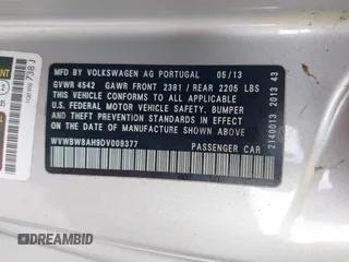 2013 Volkswagen Eos Sport с VIN WVWBW8AH9DV009377, выставлен на аукционе IAAI как лот 42327659 с пробегом 93 952 миль миль и . История ставок и продаж доступна на DreamBid. Изображение 9.