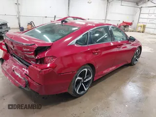 2022 Honda Accord Sedan Sport SE with VIN 1HGCV1F47NA033174, listed as a IAAI auction lot 41956921 with 45,560 mi miles. Bid and sale history available at carsss.com. Image 4.