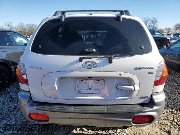 2002 Hyundai Santa Fe GLS with VIN KM8SC73D92U238329, listed as a Copart auction lot 85216264 with 107,371 mi miles and Salvage Title. Bid and sale history available at carsss.com. Image 6.
