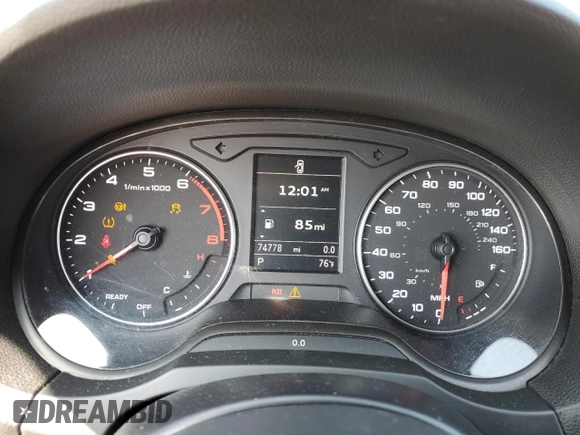 2016 Audi A3 1.8T Premium with VIN WAUA7GFF7G1118150, listed as a Copart auction lot 68070413 with 74,778 mi miles. Bid and sale history available at carsss.com. Image 9.