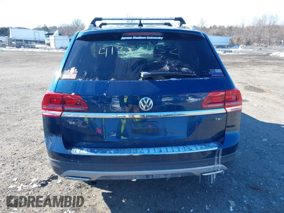 2018 Volkswagen Atlas SE with VIN 1V2DP2CA6JC592774, listed as a IAAI auction lot 41389952 with 58,546 mi miles and . Bid and sale history available at DreamBid. Image 16.