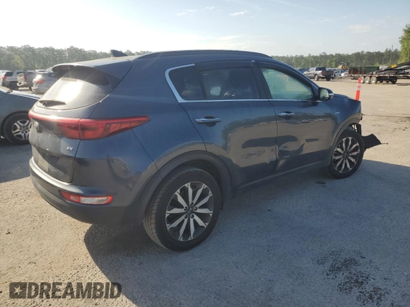 2018 Kia Sportage EX with VIN KNDPNCAC3J7319878, listed as a Copart auction lot 52171425 with 100,612 mi miles and Salvage title. Bid and sale history available at DreamBid. Image 3.
