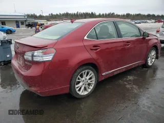 2010 Lexus HS 250h with VIN JTHBB1BA5A2005360, listed as a Copart auction lot 86169494 with Not Provided miles and Salvage Title. Bid and sale history available at DreamBid. Image 3.