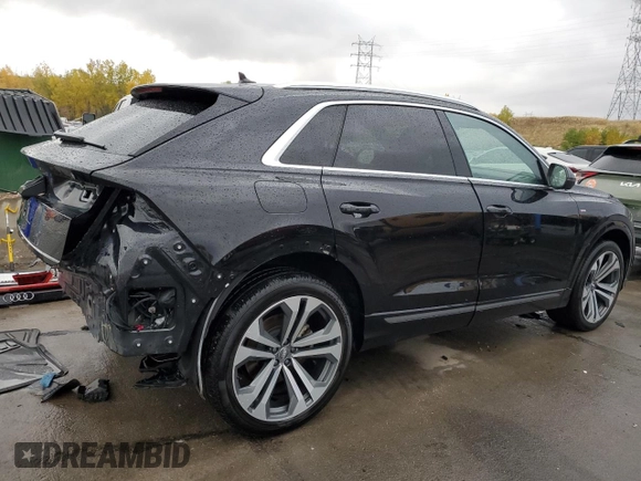 2020 Audi Q8 Premium Plus z VIN WA1EVAF1XLD004366, wystawiony jako Copart lot #75661534 z przebiegiem 52 301 mil mil oraz Szkoda całkowita • Salvage title. Historia ofert i sprzedaży dostępna na DreamBid. Obrazek 3.