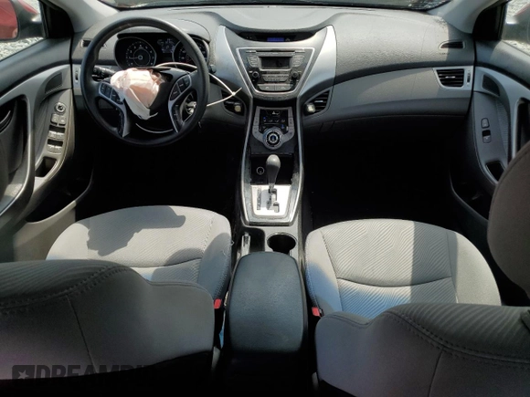 2013 Hyundai Elantra GLS with VIN 5NPDH4AE4DH437567, listed as a Copart auction lot 59513645 with 32,143 mi miles and Salvage title. Bid and sale history available at DreamBid. Image 8.