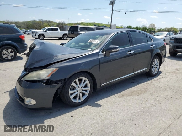 2010 Lexus ES 330 with VIN JTHBK1EG9A2375436, listed as a Copart auction lot 52810245 with 71,046 mi miles and Salvage Title. Bid and sale history available at DreamBid. Image 1.