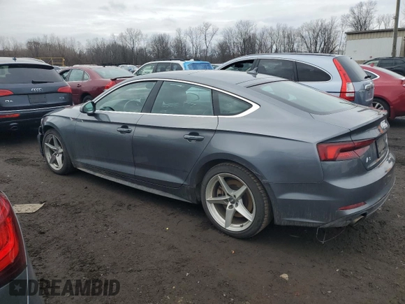 2018 Audi A5 Sportback Premium with VIN WAUDNCF57JA054802, listed as a Copart auction lot 41264124 with 109,449 mi miles. Bid and sale history available at carsss.com. Image 2.
