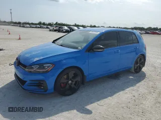 2019 Volkswagen Golf GTI S with VIN 3VW6T7AU6KM012050, listed as a Copart auction lot 45873434 with 61,116 mi miles. Bid and sale history available at carsss.com. Image 1.