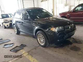2006 BMW X3 3.0i with VIN WBXPA93446WG86098, listed as a IAAI auction lot 42433586 with 147,131 mi miles and . Bid and sale history available at DreamBid. Image 1.