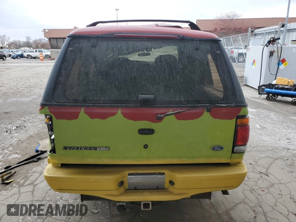 1996 Ford Explorer XL with VIN 1FMDU32X8TUC87548, listed as a Copart auction lot 83498844 with 120,957 mi miles and Salvage title. Bid and sale history available at DreamBid. Image 6.